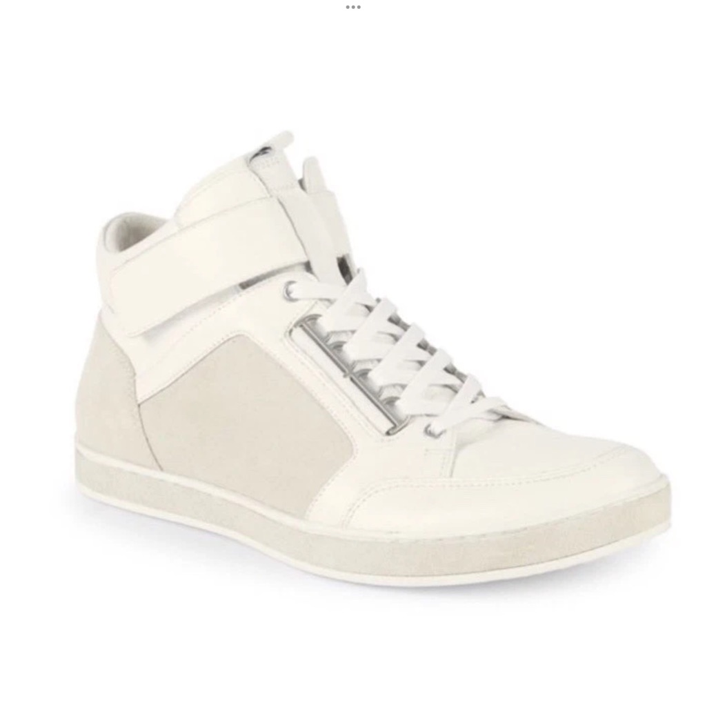 Kenneth Cole New York Mens BrandY Leather Sneakers 10